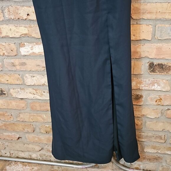 NWT After Six Evergreen Crepe V notched Bodice Maxi gown size 0 - Picture 6 of 12